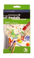 Oil Pastel Set Metalletui 12 Stck.
