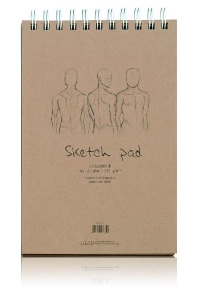 Sketch Pad 135g, A5, 80Bl.