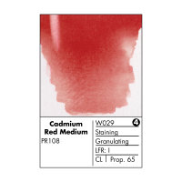 Grumbacher Finest Watercolor 14ml Cadmium Red Medium