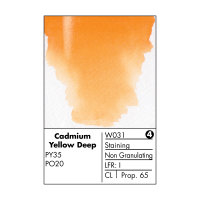 Grumbacher Finest Watercolor 14ml Cadmium Yellow Deep