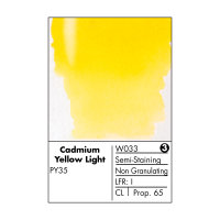 Grumbacher Finest Watercolor 14ml Cadmium Yellow Light