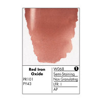 Grumbacher Finest Watercolor 14ml Red Iron Oxide (English...
