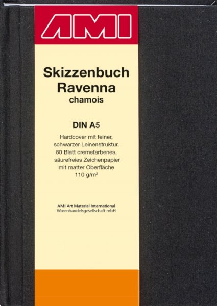 Skizzenbuch Ranna chamois 110g, A5