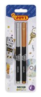 Decor Metallic Set, Gold & Silber