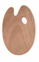 Holzpalette 5mm oval  25x35cm