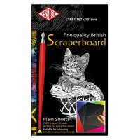 Black Scraperboard 152x101mm (10 sheets)