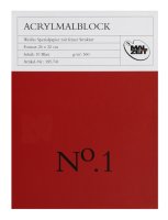 Acrylmalblock No.1, 360g, 24x32cm, 10Bl.