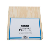 Schmincke AKADEMIE® Acryl Malkästen Holzkasten,...