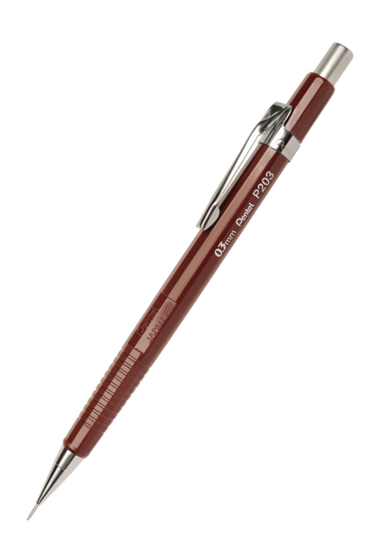 Pentel Sharp 0,3mm P203 braun