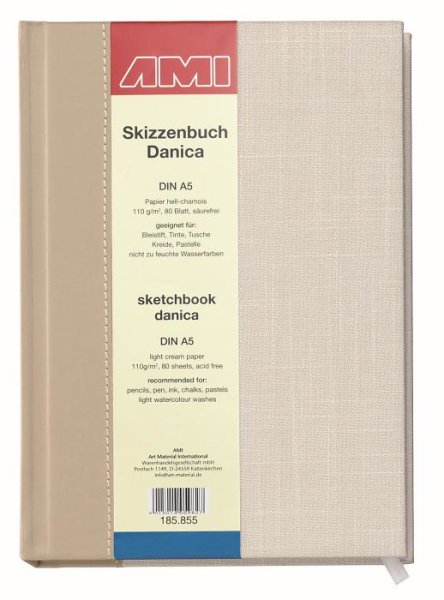 Skizzenbuch Danica 110g, A5, 80Bl.