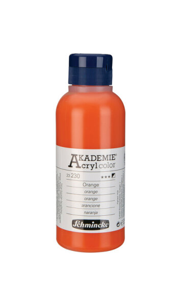AKADEMIE Acryl color Orange 250ml