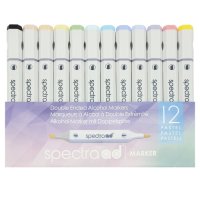 Spectra AD Marker Set Pastel 12, Etui