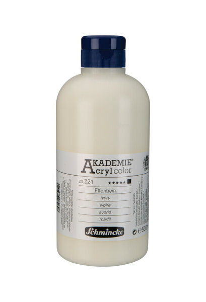 AKADEMIE Acryl color Elfenbein 500ml