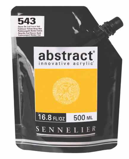 SENNELIER Abstract, 500ml Kadmiumgelb Dunkel Subst. 543