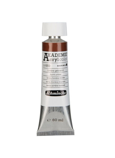 Schmincke AKADEMIE® Acryl color Umbra gebrannt 60ml