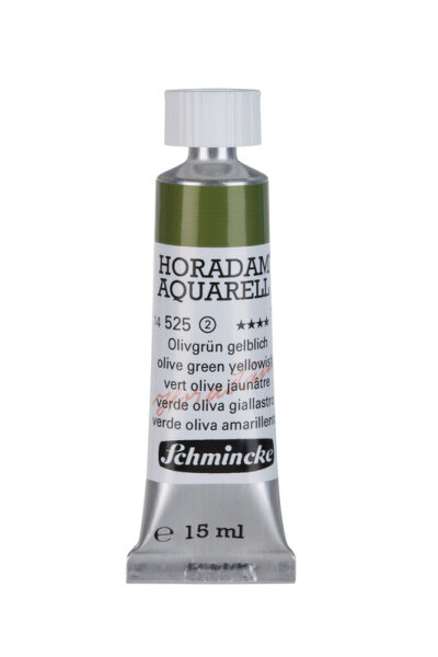 HORADAM Aquarell Olivgrün gelblich 15ml