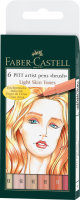 Tuschestift PITT artist pen B Skin 6x